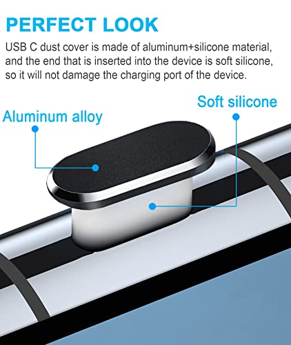 Gavemi USB C Dust Plug Dust Cover for Phone USB Type C Charging Port Speaker Anti Dust Protection Cover Kit - Image 3