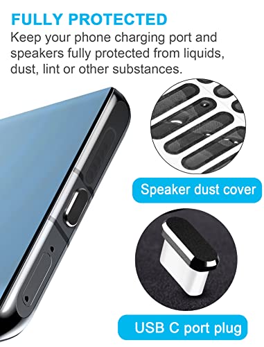 Gavemi USB C Dust Plug Dust Cover for Phone USB Type C Charging Port Speaker Anti Dust Protection Cover Kit - Image 2