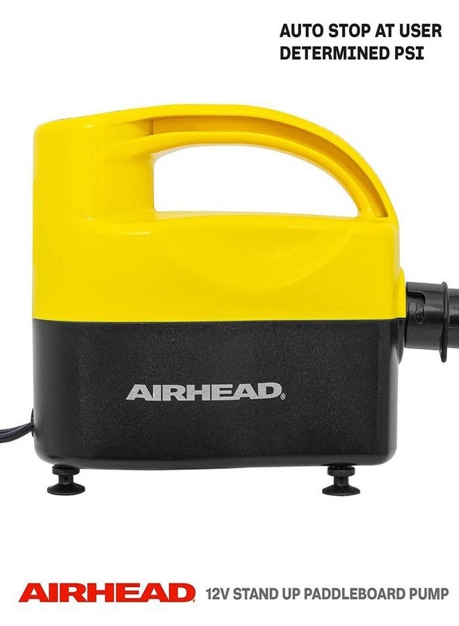إير هيد مضخة Airhead 12V للتجديف وقوفاً (SUP) | ضغط يصل إلى 15 رطل لكل بوصة مربعة مع قارئ هوائي يتوقف تلقائياً عند الضغط المحدد - Image 4