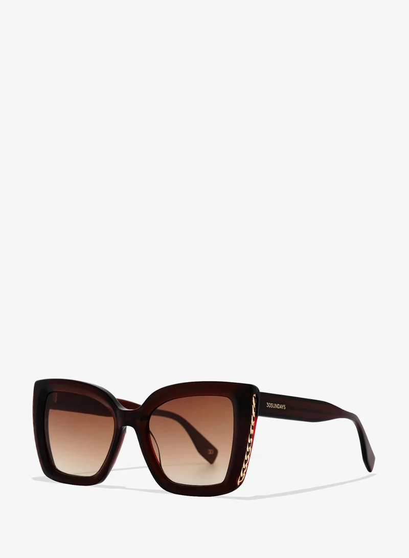 30Sundays Women's NEXA Sunglasses - Lens Size: 54 mm - Red