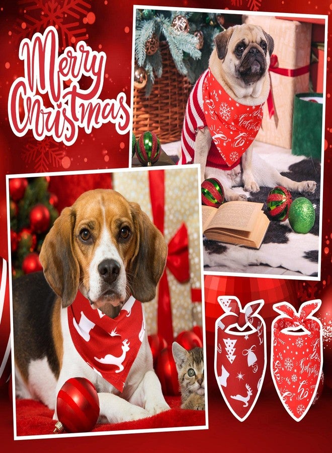 Kigeli 30-Piece Christmas Dog Bandanas Bibs Triangle Dog Scarf Kerchief Set with Christmas Patterns for Pet Costume Accessories Decoration - Image 5