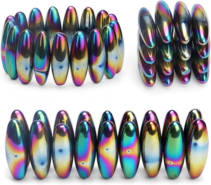 Anzmtosn Rattle Magnets Spinning Buzzing Snake Eggs for Adults, Hematite Magnetic, Educational Science Kit, Great for Can be Used as Fridge Magnets - Image 3