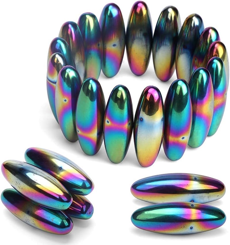 Anzmtosn Rattle Magnets Spinning Buzzing Snake Eggs for Adults, Hematite Magnetic, Educational Science Kit, Great for Can be Used as Fridge Magnets - Image 5