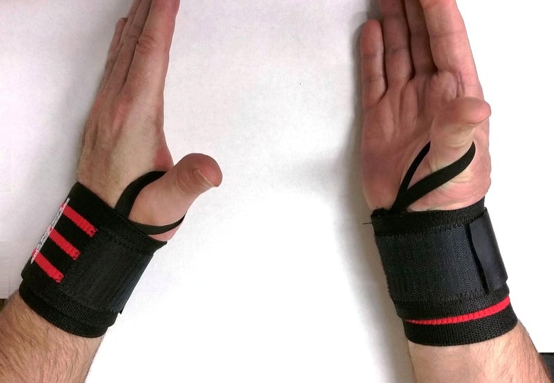 Inzer Iron Z Wrist Wraps (Pair) - Powerlifting Weightlifting Strength Training (20" - Medium) - Image 4
