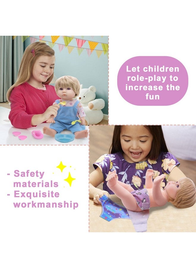Digabi Baby Doll Clothes - Fits 12'' 13'' 14'' 15'' Girl Alive Baby Doll Clothes 360°Sewing Dresses for with Doll Diapers, Nipple, and Doll Accessories Pack of 18 Bag Set … - Image 2