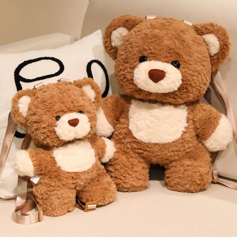 Y&D New Arrival Plush Teddy Bear Backpack – Soft Stuffed Animal Toy for Girls, Cute Shoulder Bag & Birthday Gift for Children - Image 2