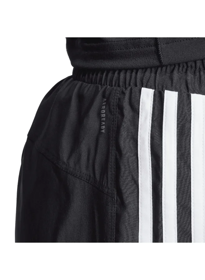 adidas شورت تدريب نسائي PACER WVN عالي الخصر أسود مقاس XS بطول 5 بوصات