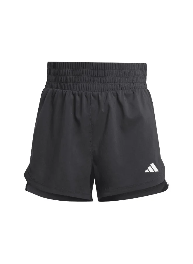 اديداس adidas Pacer Wvn High Black Training Shorts 2XS3