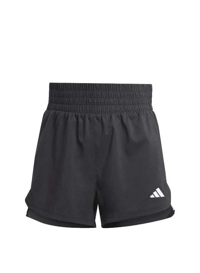 Adidas Adidas Pacer Wvn High Black Training Shorts For Women XS 5"