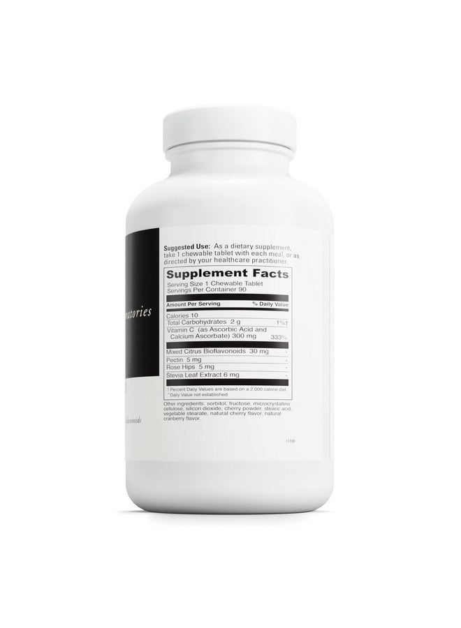 Davinci Labs Chewable C300 Vitamin C Supplement To Support Immune Health Cholesterol And Collagen Production With Vitamin C Pectin And More Glutenfree Cherry Flavor 90 Vegetarian Tablets - Image 3