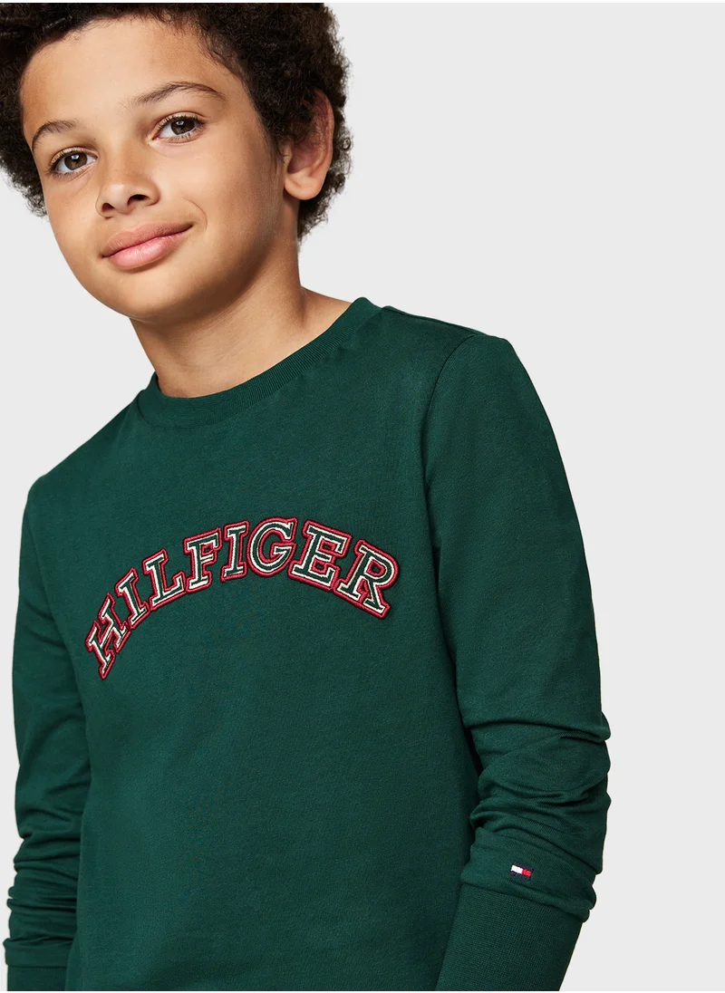 TOMMY HILFIGER Kids Logo Sweatshirt