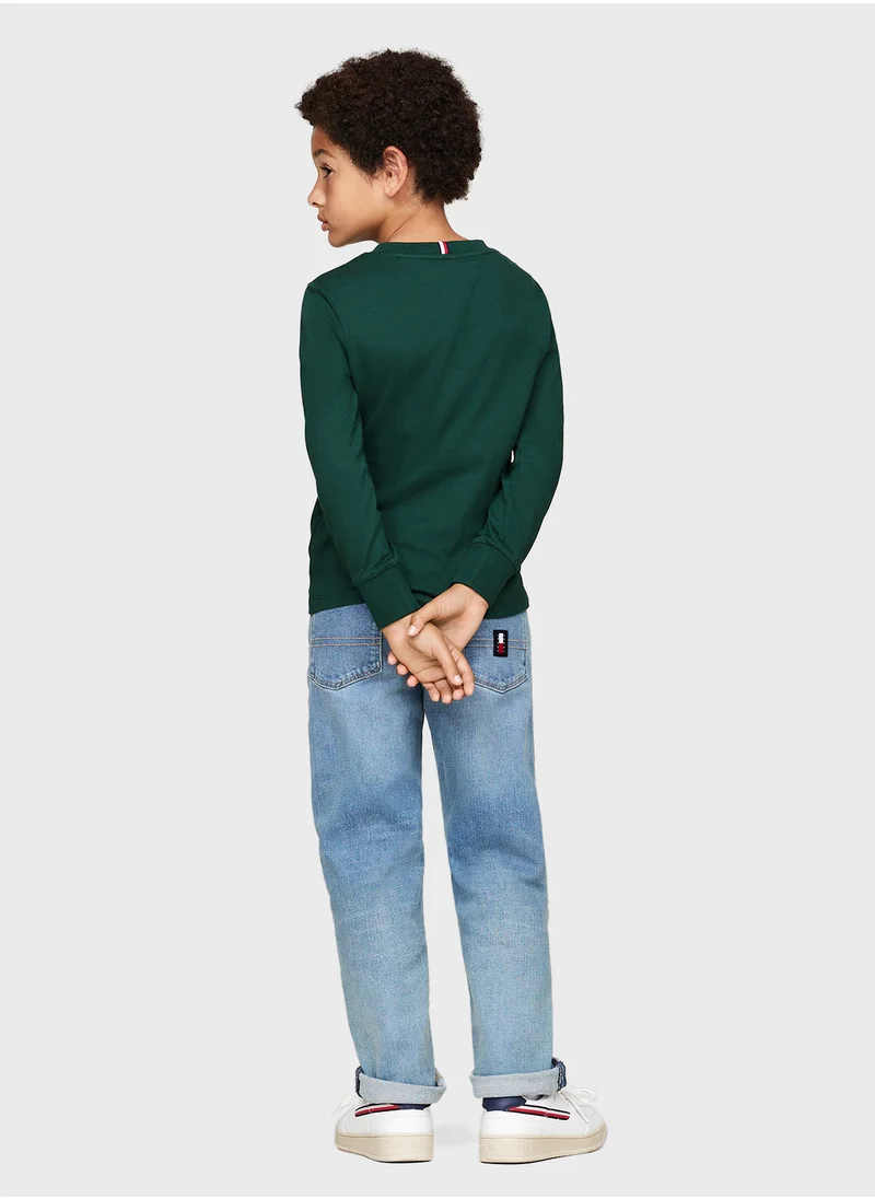 TOMMY HILFIGER Kids Logo Sweatshirt