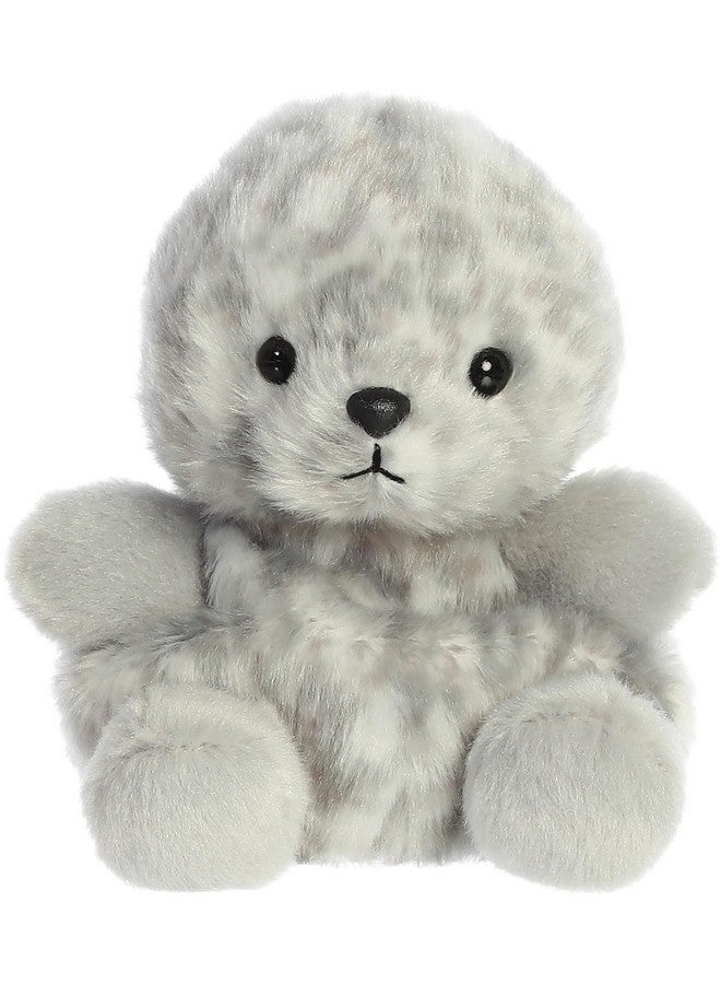 Aurora® Adorable Palm Pals™ Marina Harbor Seal™ Stuffed Animal - Pocket-Sized Play - Collectable Fun - Grey 5 Inches - Image 2