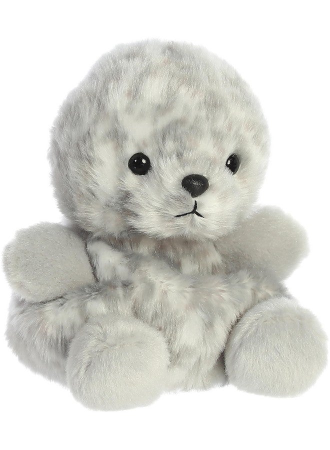 Aurora® Adorable Palm Pals™ Marina Harbor Seal™ Stuffed Animal - Pocket-Sized Play - Collectable Fun - Grey 5 Inches - Image 1