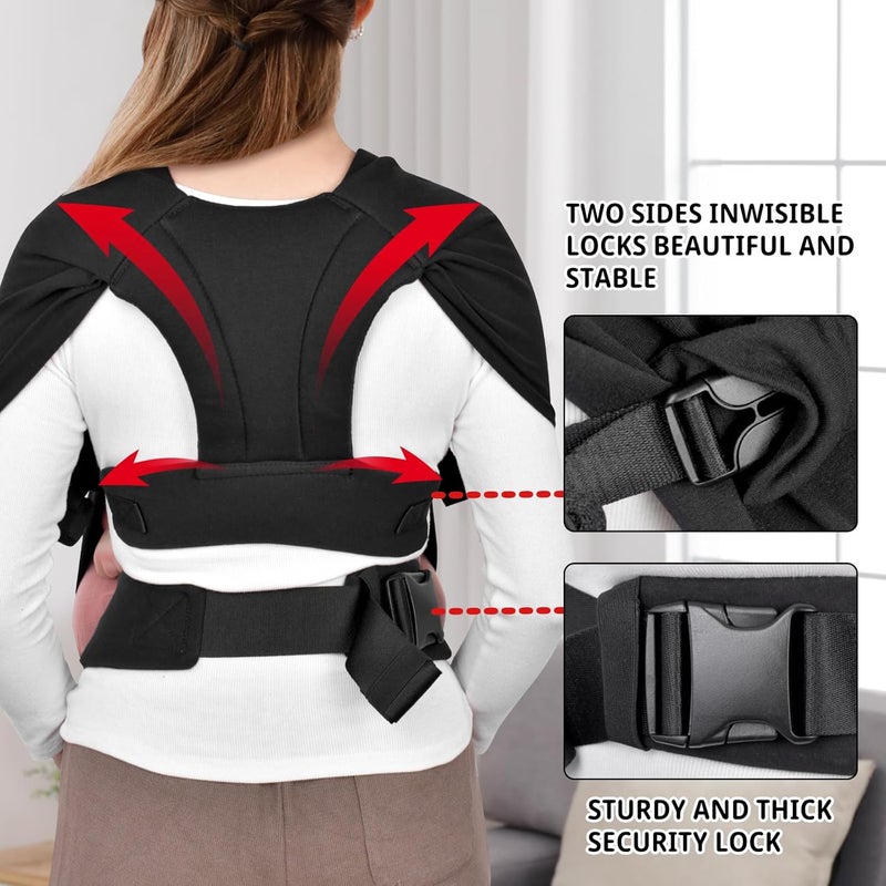 vrbabies Baby Wraps Carrier Sling, Baby Carrier for Newborns and Toddlers - Image 4