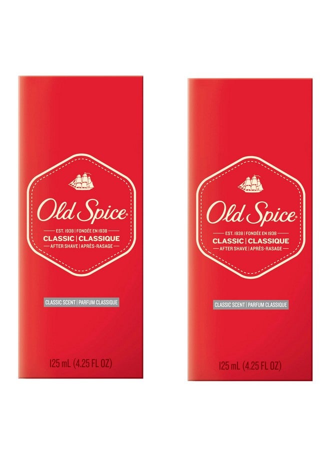 Old Spice لد سبايس كلاسيك بعد الحلاقة 4.25 أونصة (125 مل) (عبوتين)  - Image 1