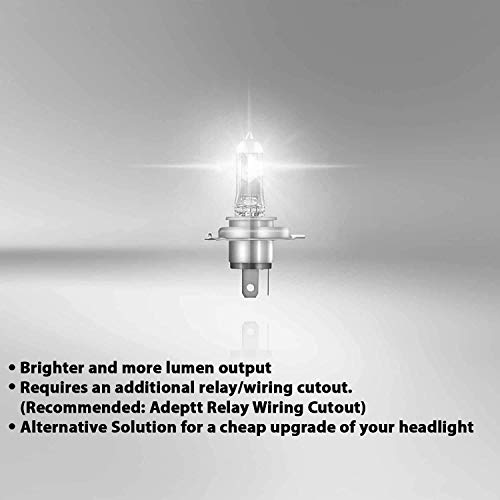 Osram H4 Silver Star 62204HWSVS Car Headlight Bulb (12V, 100/90W) | Compatible with car | Xenon | Silver/Indigo - Image 3
