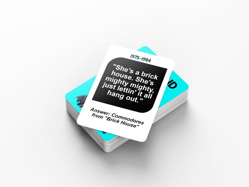Kinfolk Who Said Dat: R&B Trivia Card Game â€“ Name That Artist Challenge Featuring 76 Classic Lyrics & Quotes | Fun Music Game for Teens & Adults | Great for Parties, Cookouts & Late-Night Laughs - Image 4