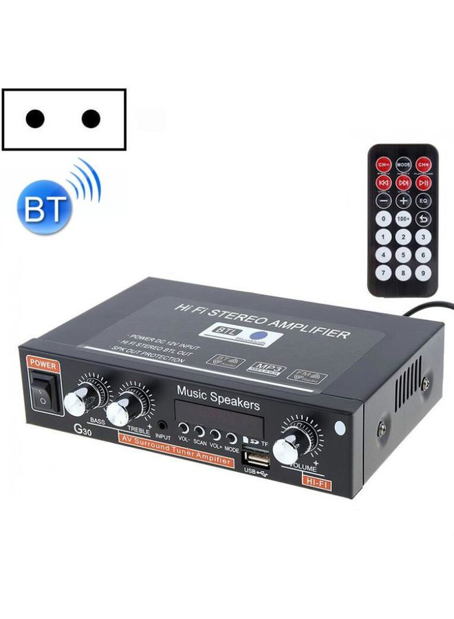 G30 Smart Digital Power Amplifier Built-In Bluetooth / USB / SD / FM Power Amplifier, EU Plug - Image 1