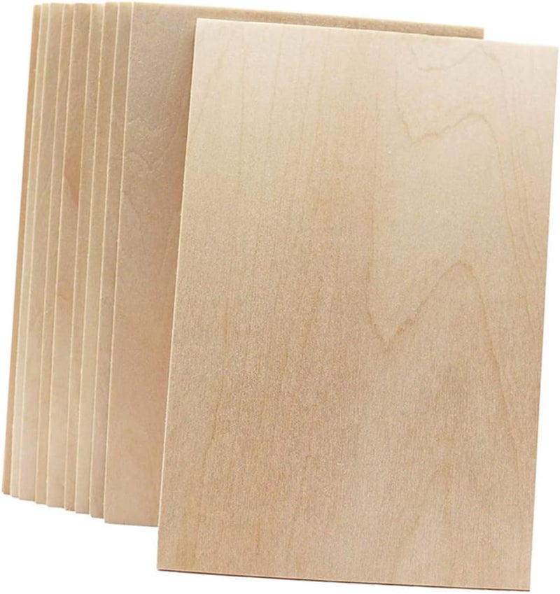 10pcs 20x30cm Rectangular DIY Wooden Slices 2mm Thick Blank Wood Boards for Painting Craft Accessories and Woodcraft Supplies - Image 1
