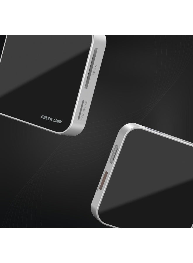 GREEN LION 8-in-1 Hub with Multi-Device Support / Magsafe Compatible / 100W PD / USB-C / USB-A / SD & TF / 3.5mm Audio / HDMI 4K@60Hz /  8-Port Expansion - Black - Image 3