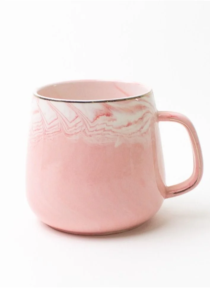 Prickly Pear Marble Ceramic Coffee Mug