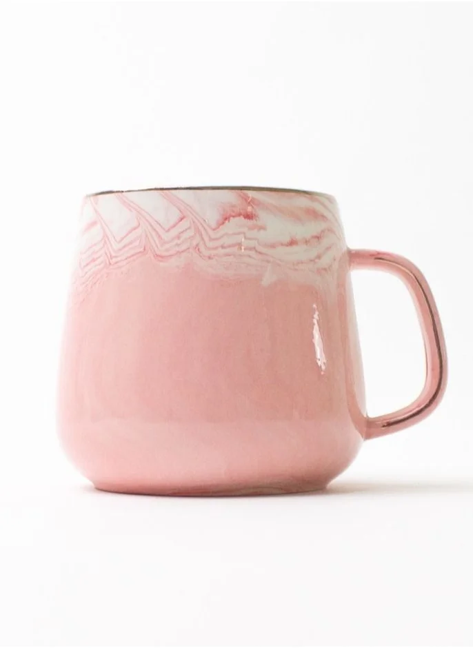 Prickly Pear Marble Ceramic Coffee Mug