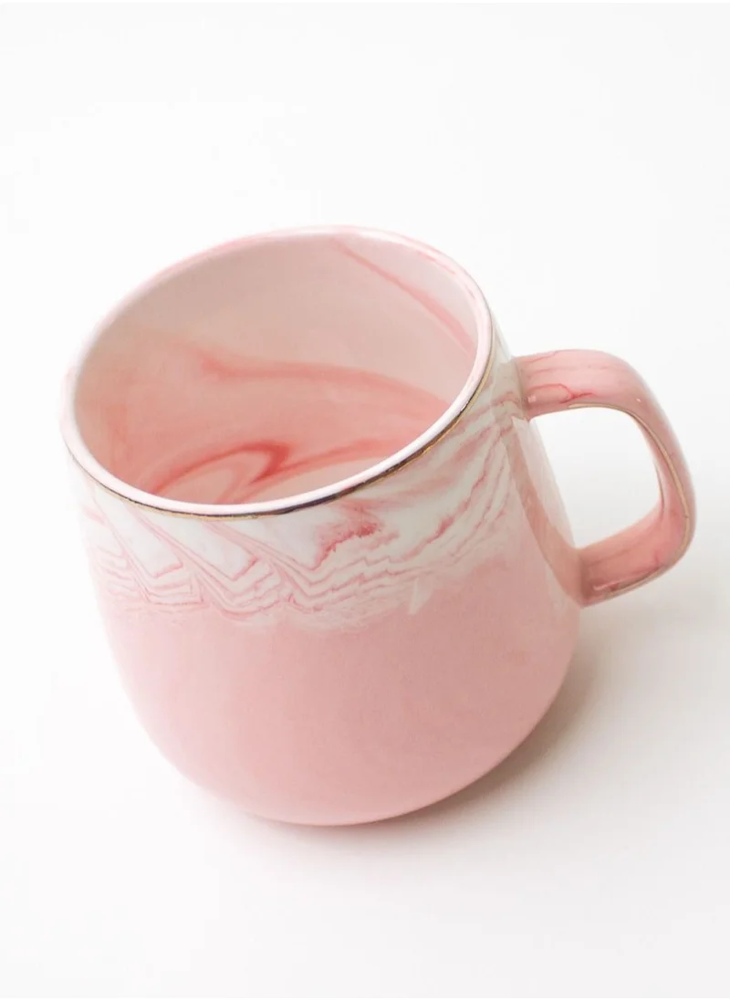 Prickly Pear Marble Ceramic Coffee Mug