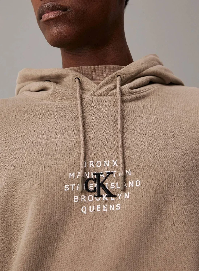 Calvin Klein Jeans Relaxed New York Logo Hoodie