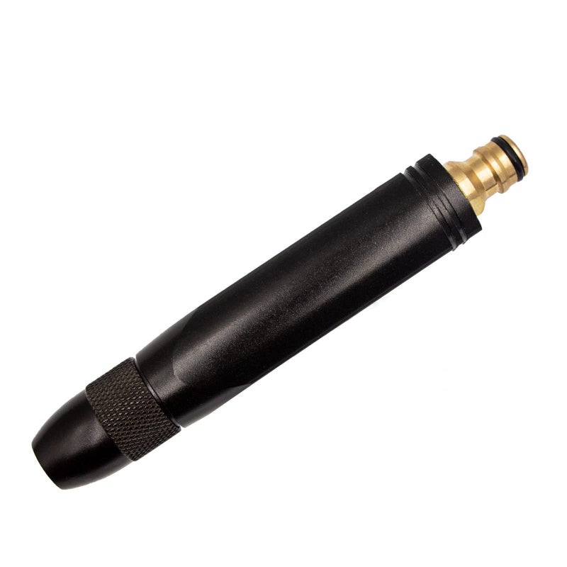 Fusenliang Garden Hose Nozzle, Portable Metal High Pressure Antirust Nozzle, Adjustable Water Flow Pattern, for Garden Watering, Car Washing