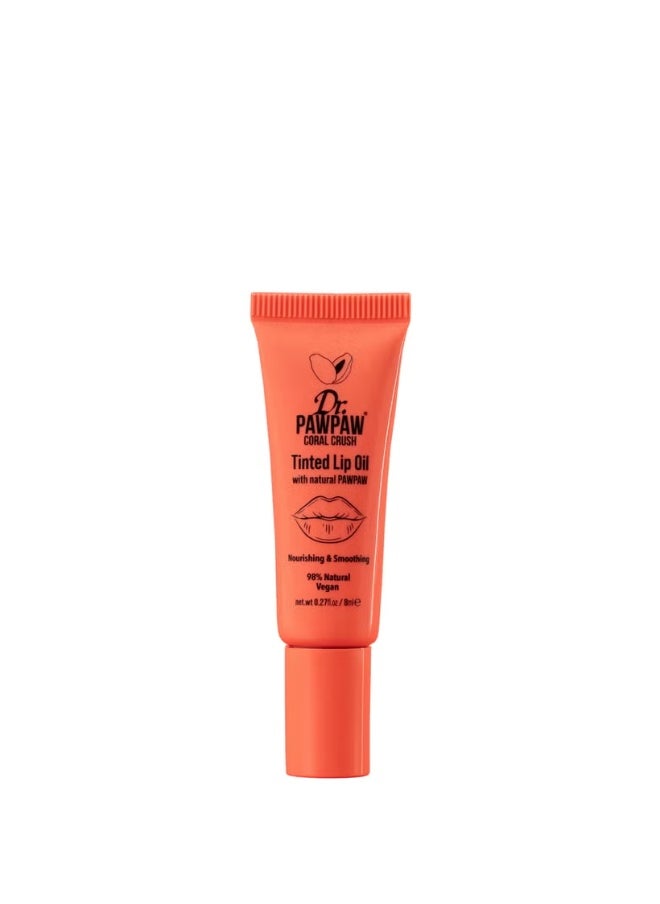 Dr.PAWPAW Dr. PAWPAW Tinted Lip Oil - Coral Crush 8ml  - Image 1
