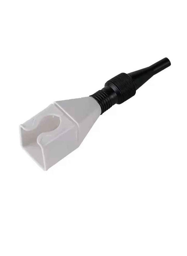 Generic Refueling Funnel, Gasoline Engine Plastic Oil Funnel Filter, Flexible Draining Tool Snap Funnel, All Purpose Automotive Funnel For Cars And Motorcycles, (1pc, White)  - Image 1