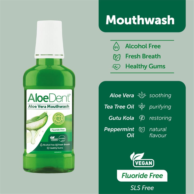 Aloe Dent غسول فم طبيعي من ألو دنت بالصبار 250 مل - Image 2