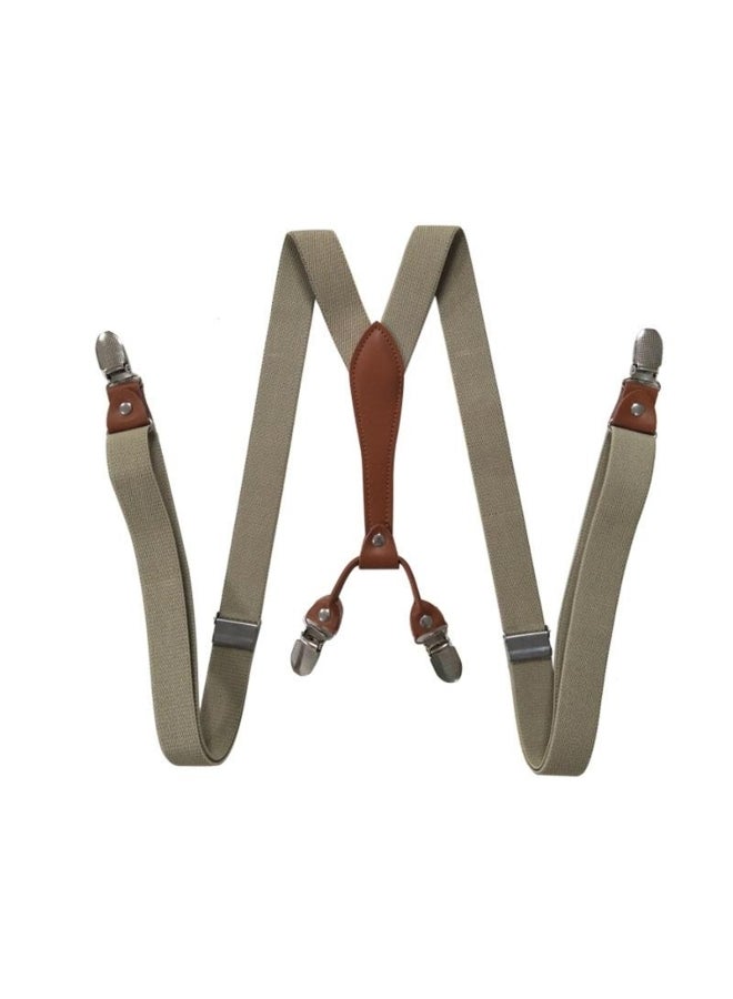Unisex Elastic Strap Clip Adjustable Elastic Pants Support Waistband Suspenders