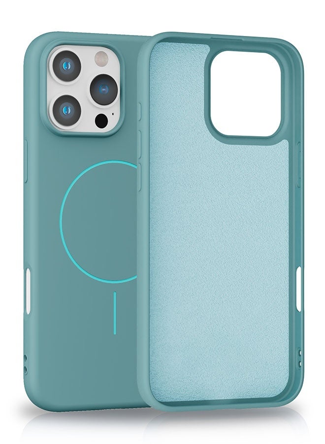 ليدين جراب مغناطيسي لهاتف آيفون 17 برو ماكس [متوافق مع ماج سيف] [بطانة داخلية ناعمة من الألياف الدقيقة مقاومة للخدش]، جراب هاتف سيليكون فاخر - Image 4