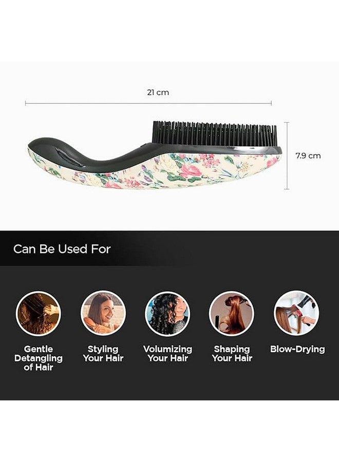 Hearts Hair Brush | Detangler Hair Brush | Flexible Bristles | Hair Brush With Paddle | Quick Drying Hair Brush | Suitable For All Hair Types | Yz-80211W | Multicolor - Image 5