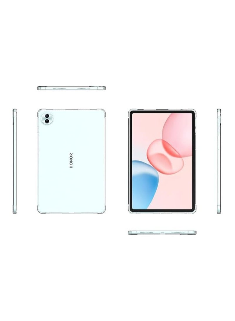 حافظة شفافة لـ Honor Pad 10 12.1 بوصة 2025 【حماية بالوسادات الهوائية】 - غطاء خلفي مرن من TPU الناعم المضاد للصدمات - Image 3
