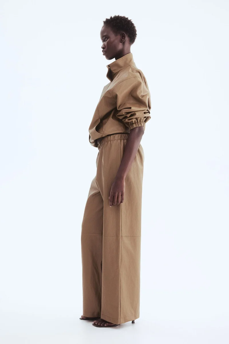 H&M Coated trousers