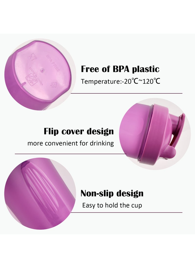 Generic - 2-Pack 400ml Protein Shaker Bottle with Stainless Steel Stirring Ball, BPA-Free, Leak-Proof for Gym, Fitness, and Daily Use - Image 1
