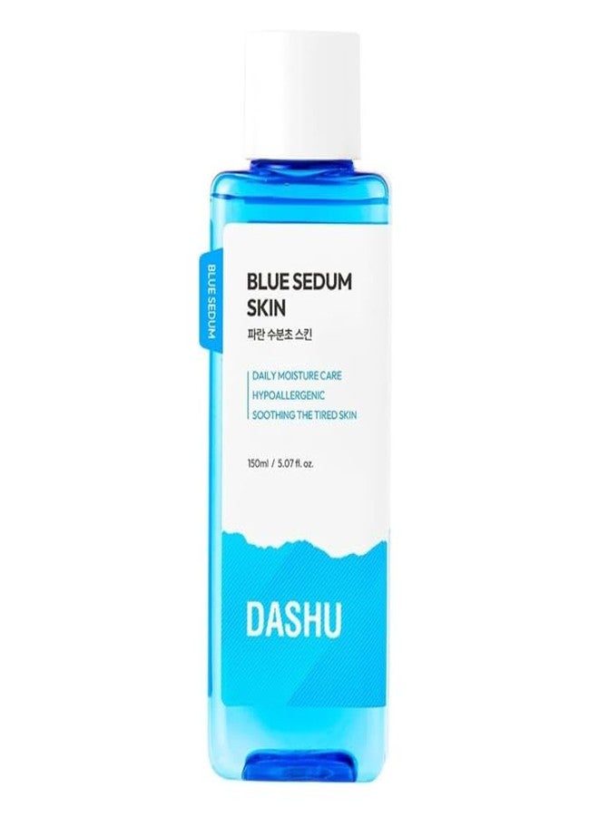 DASHU Sedum Skin | Hypoallergenic Hydrating and Soothing Korean Skin Care Toner w/ 8 Types of Hyaluronic Acids | Skin Care 5.07 fl oz - Image 1
