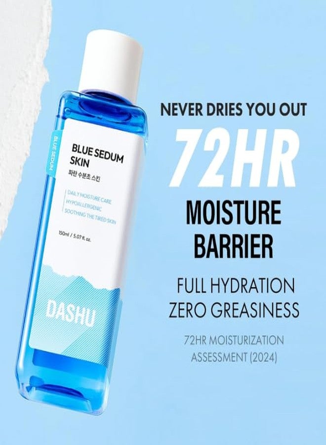 DASHU Sedum Skin | Hypoallergenic Hydrating and Soothing Korean Skin Care Toner w/ 8 Types of Hyaluronic Acids | Skin Care 5.07 fl oz - Image 2