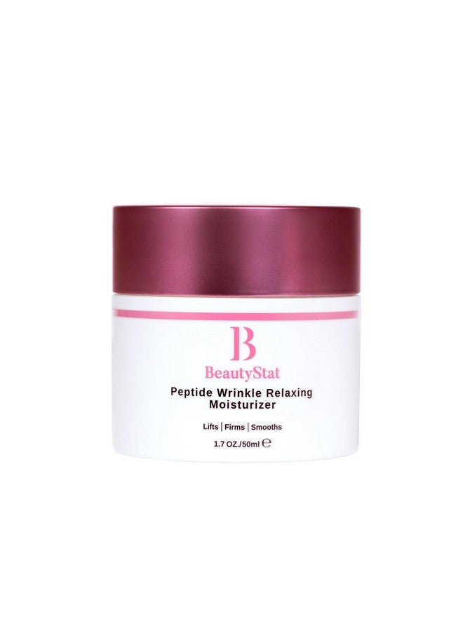 BeautyStat Peptide Wrinkle Relaxing Moisturizer Moisturing Cream Created By A 20+ Year Skincare Veteran Cosmetic Chemist 1.7Oz/50Ml - Image 1