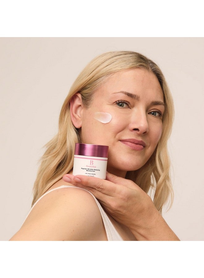 BeautyStat Peptide Wrinkle Relaxing Moisturizer Moisturing Cream Created By A 20+ Year Skincare Veteran Cosmetic Chemist 1.7Oz/50Ml - Image 4