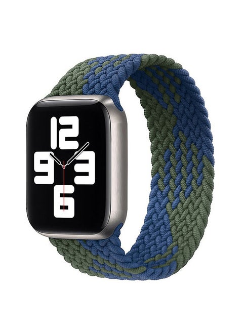 Braided Solo Loop Band for Apple Watch 42mm/44mm – Stretchy Comfortable Strap Compatible with Series SE/7/6/5/4/3/2/1 | Breathable Lightweight Design