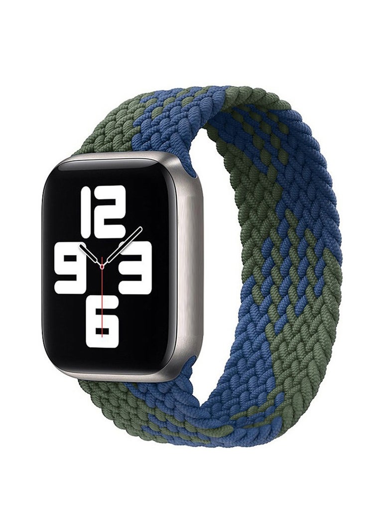 Captaintech Braided Solo Loop Band for Apple Watch 42mm/44mm – Stretchy Comfortable Strap Compatible with Series SE/7/6/5/4/3/2/1 | Breathable Lightweight Design  - Image 1