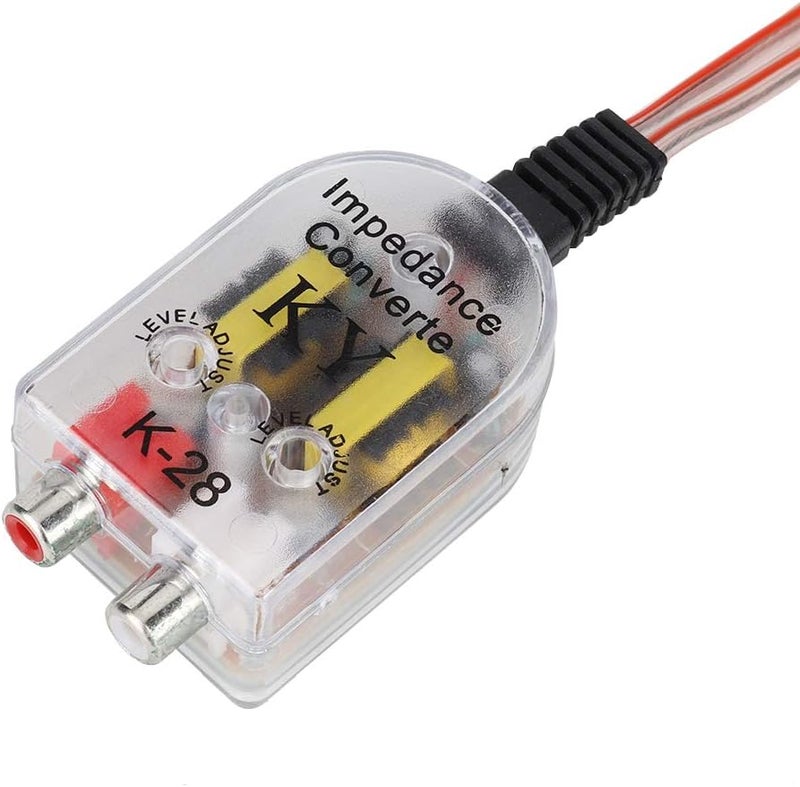 klarako Low Audio Converter, Car Stereo Subwoofer High Turning/High To Low Frequency Output Audio Converter - Image 1