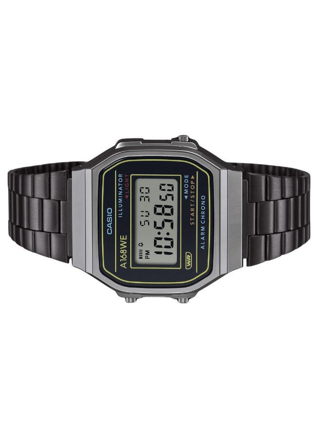 CASIO Stainless Steel Digital Wrist Watch  A168WEHB-1ADF - Image 2