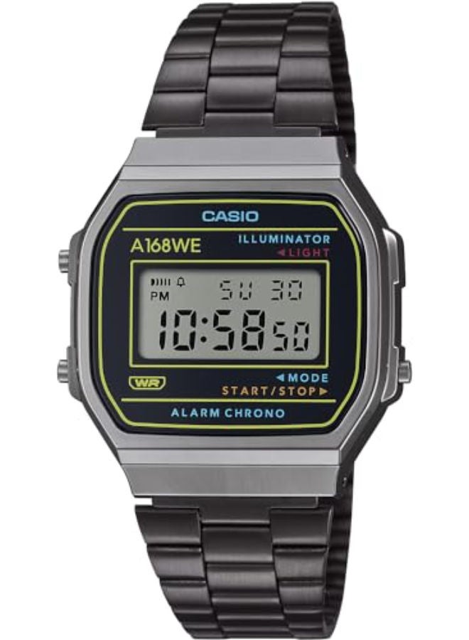CASIO Stainless Steel Digital Wrist Watch  A168WEHB-1ADF - Image 1