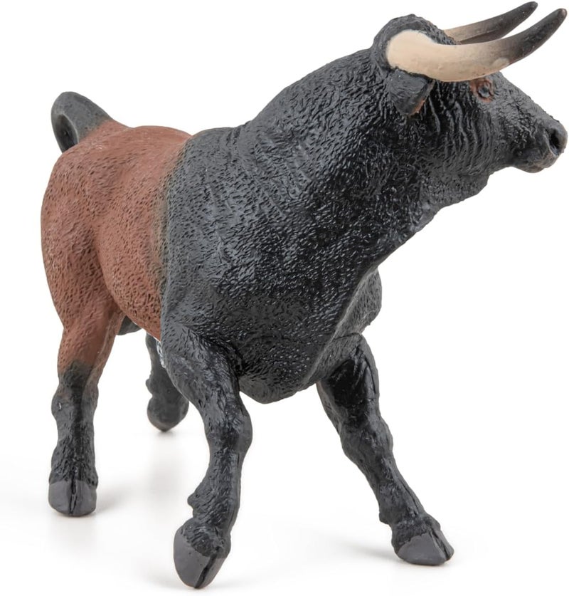 Papo  Spanish Bull  Realistic Figurine  for Ages 3  Farmyard Collection  Hand Painted  Highly Detailed  Durable and Educational  Gift Idea  Collectable  Spanish Bull  Farmyard Animal - Image 4
