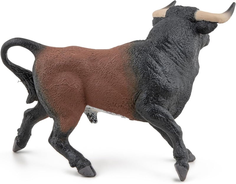 Papo  Spanish Bull  Realistic Figurine  for Ages 3  Farmyard Collection  Hand Painted  Highly Detailed  Durable and Educational  Gift Idea  Collectable  Spanish Bull  Farmyard Animal - Image 5